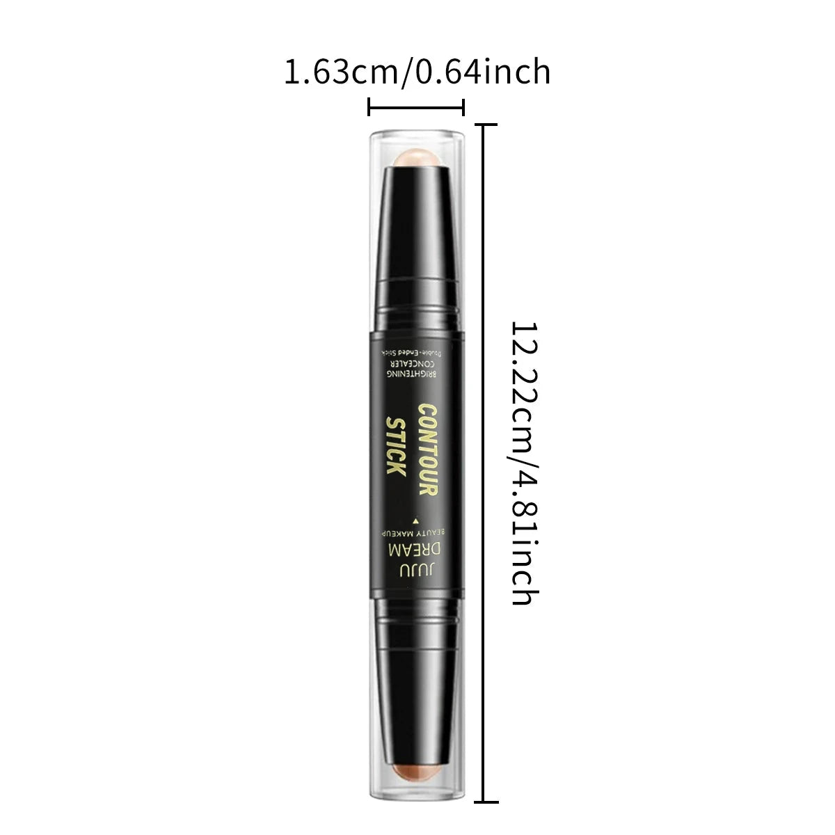 Dual-ended contour stick, facial foundation, concealer, long-lasting dark circles, correcting contour concealer, makeup - AMULET RING STORE
