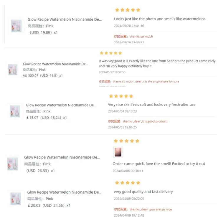 Highlighting Serum Eclat 40ml Dew Drops Niacinamide Watermelon Glow Recipe Brightening