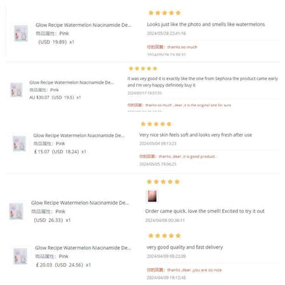 Highlighting Serum Eclat 40ml Dew Drops Niacinamide Watermelon Glow Recipe Brightening