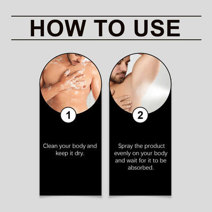 East Moon 100ml Men's Fragrance Spray Sandalwood Deodorant Long Lasting Aroma Refreshing Body Odor Remove Man Perfume Spray