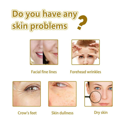 Hoygi 120ml Ginseng Anti Wrinkles Face Serum Fade Fine Lines Repair Face Dullness Hydration Brighten Moisturizing Facial Serum