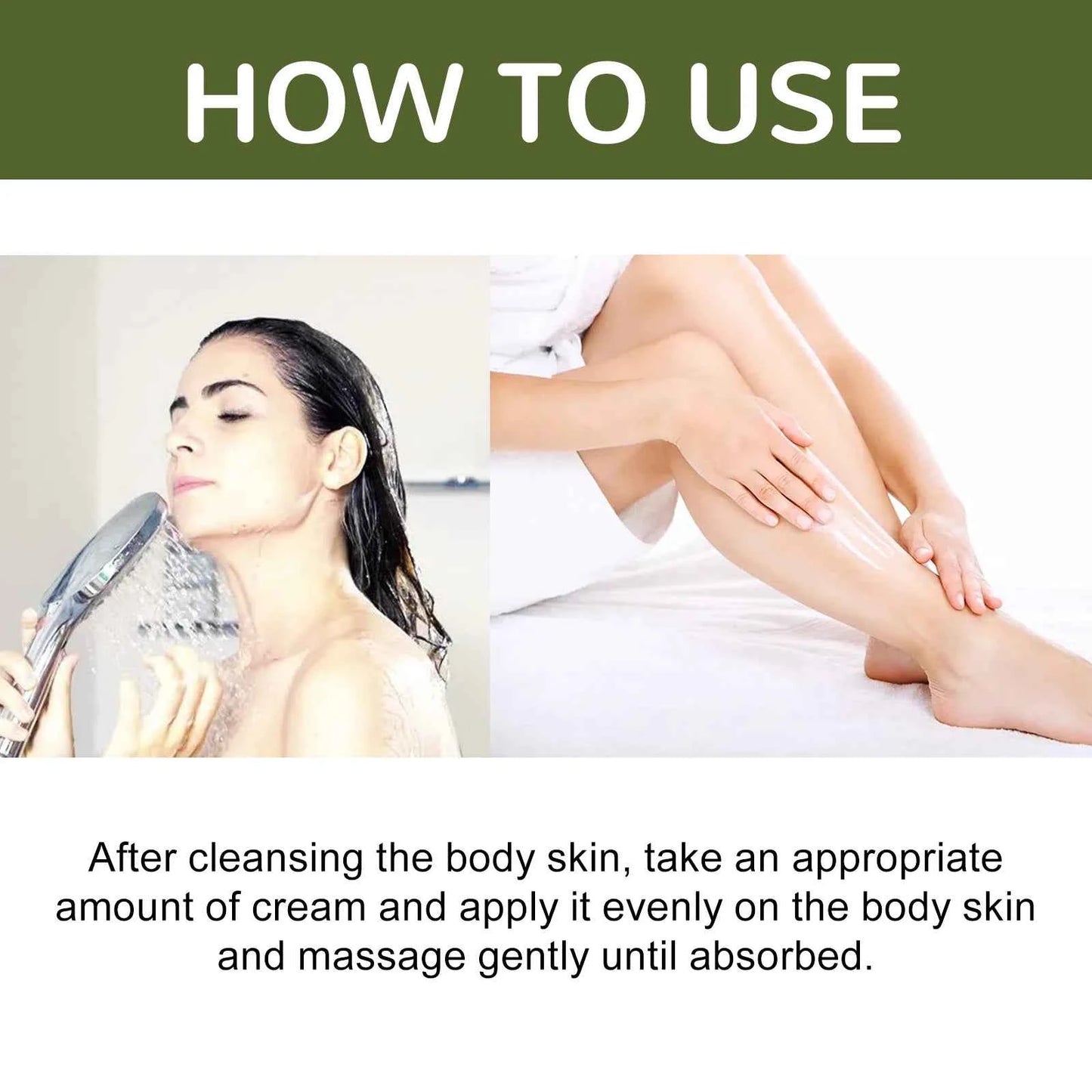 100g Oceaura Green Coffee Soybean Oil Firm Body Cream Shrink Pores Remove Acne Pimples Moisturize Nourish Massage Body Lotion