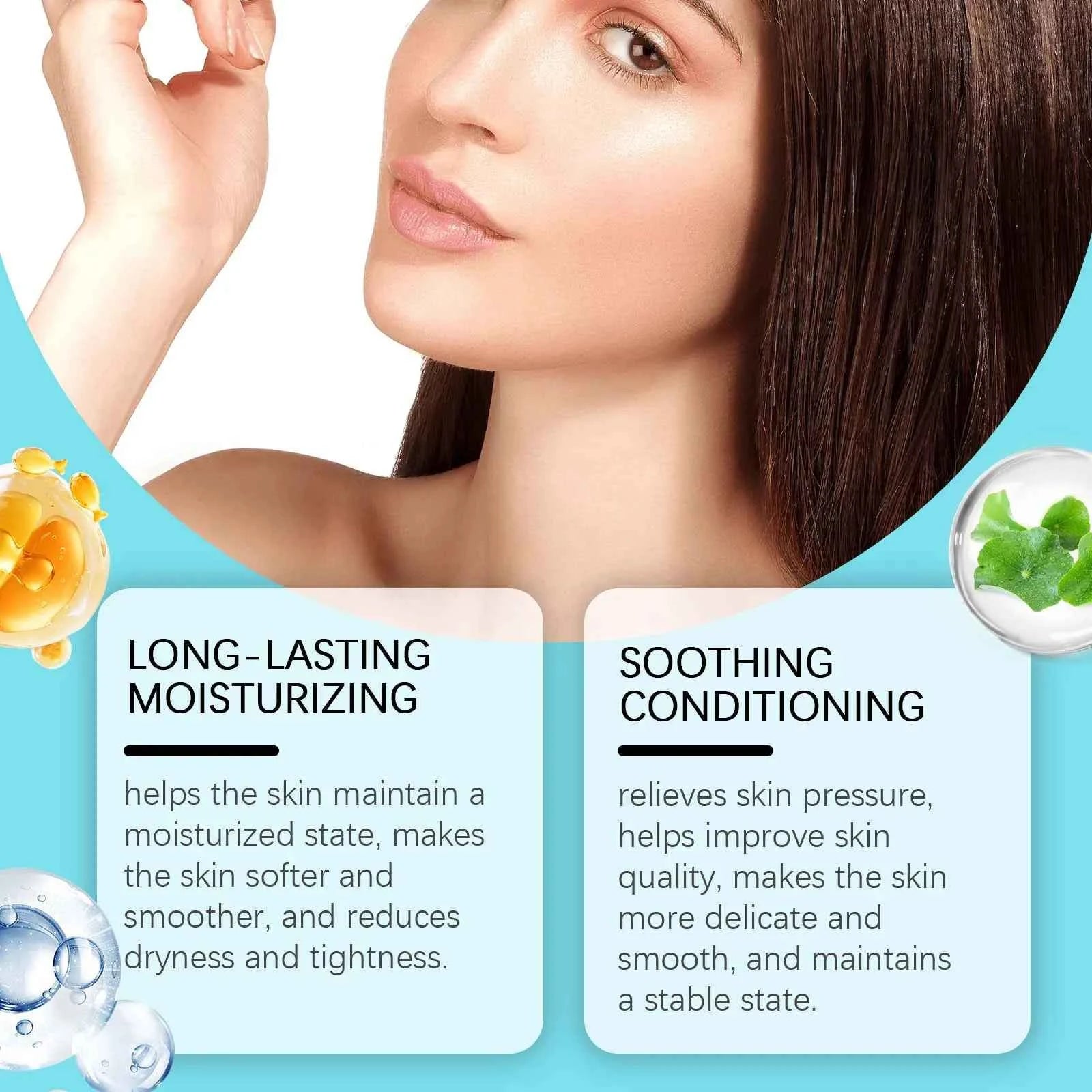 Hoygi 30ml Hyaluronic Acid Hydrating Face Serum Brightening Skin Tone Improve Dullness Moisturizing Face Care Nourish Face Serum