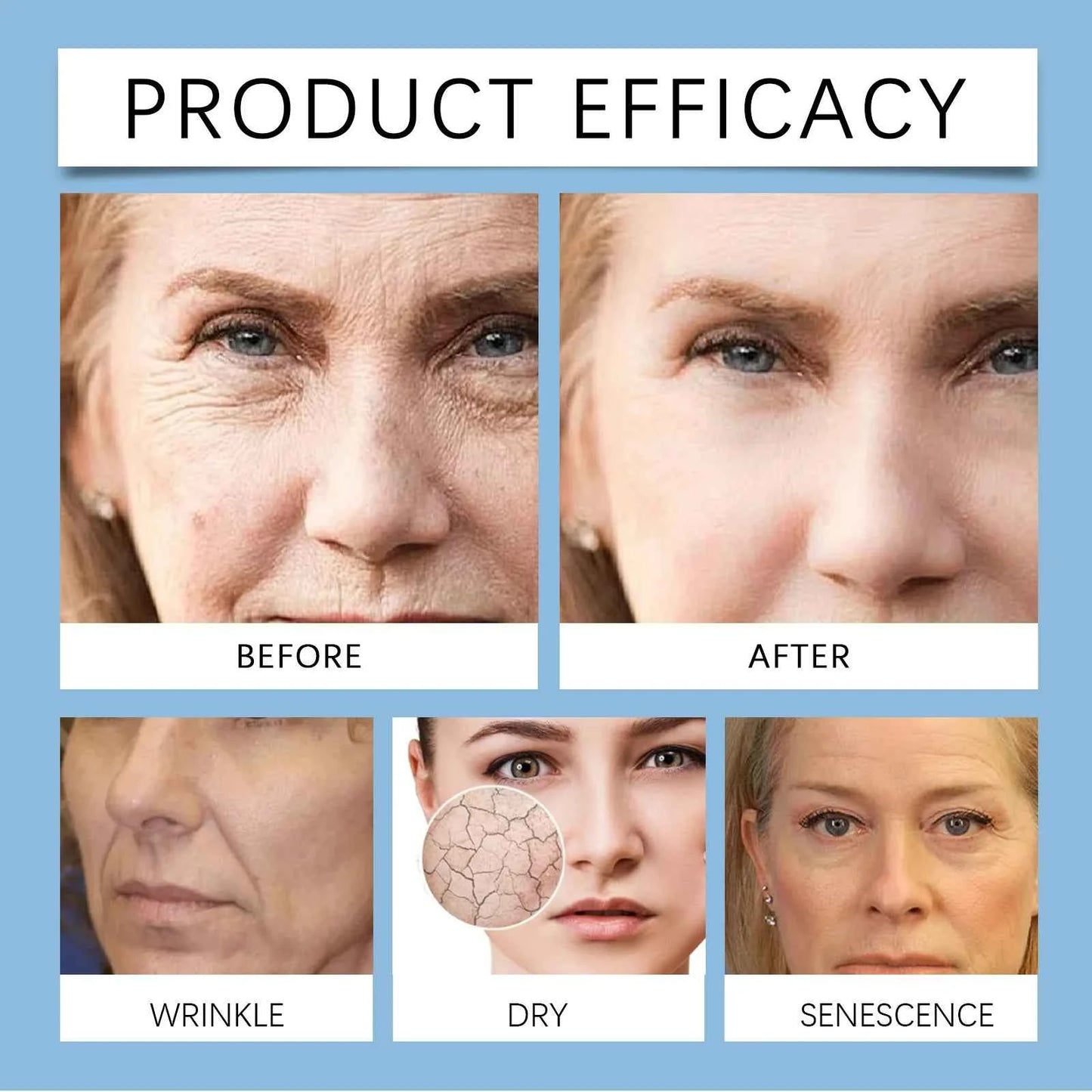 Ouhoe Collagen Polypeptide Essence Liquid Can Lift And Nourish Skin Fade Fine Lines Moisturize Firm Skin for All Skin Types