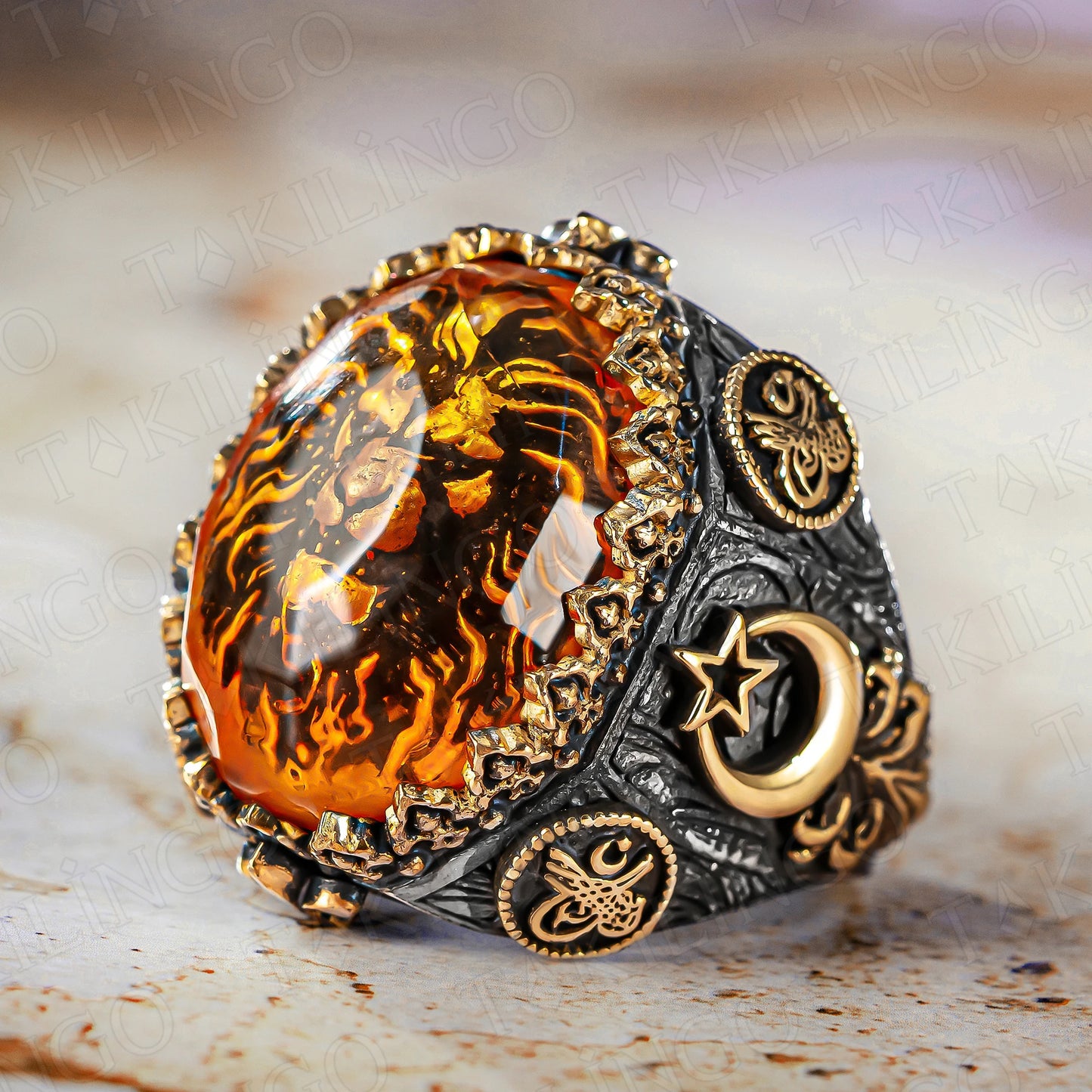 Animal Kingdom The King Lion Head Ring