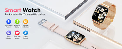 Karchilor 2025 Smartwatch, 1.85 High-Definition Large Screen, Women'S Fitness Tracker, Men'S Ip68 Waterproof, Sports Watch