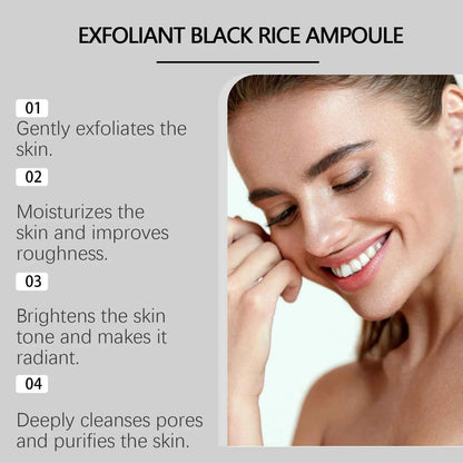 Rice Exfoliating Serum Nourish Dry Skin Oil Control Lock Moisture Skin Clean Pores Gentle Smooth Brighten Body Care Scrub 100ml