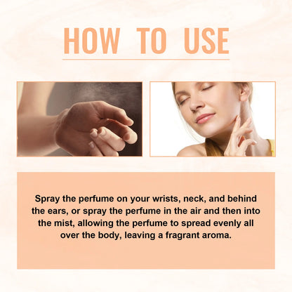 Roxelis 100ml Soft Vanilla Glitter Perfume Spray Floral Seduction Fragrance Mist Freshing Lasting Glamour Daily Dating Perfume