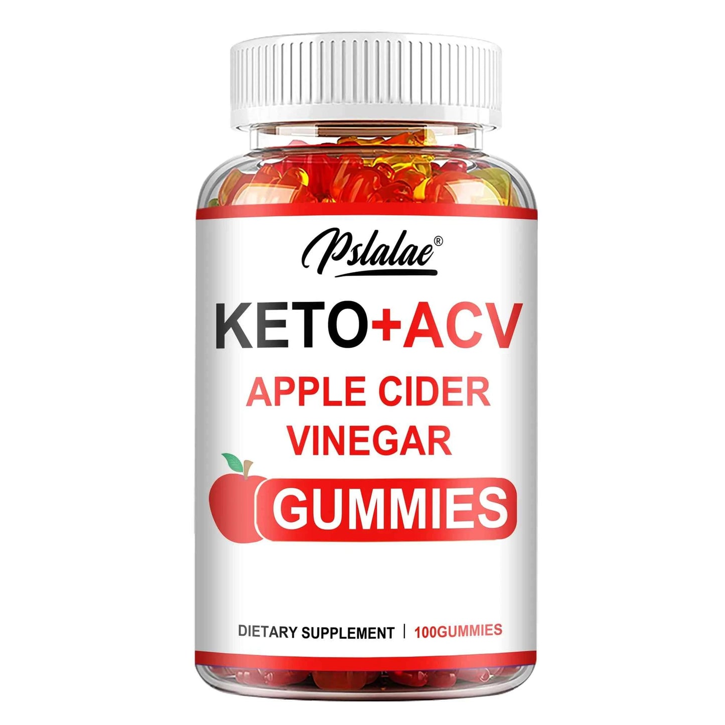 Keto + Acv Gummies - Healthy Weight Management, Accelerated Fat Burning, Whitening Skin - 100 Gummies