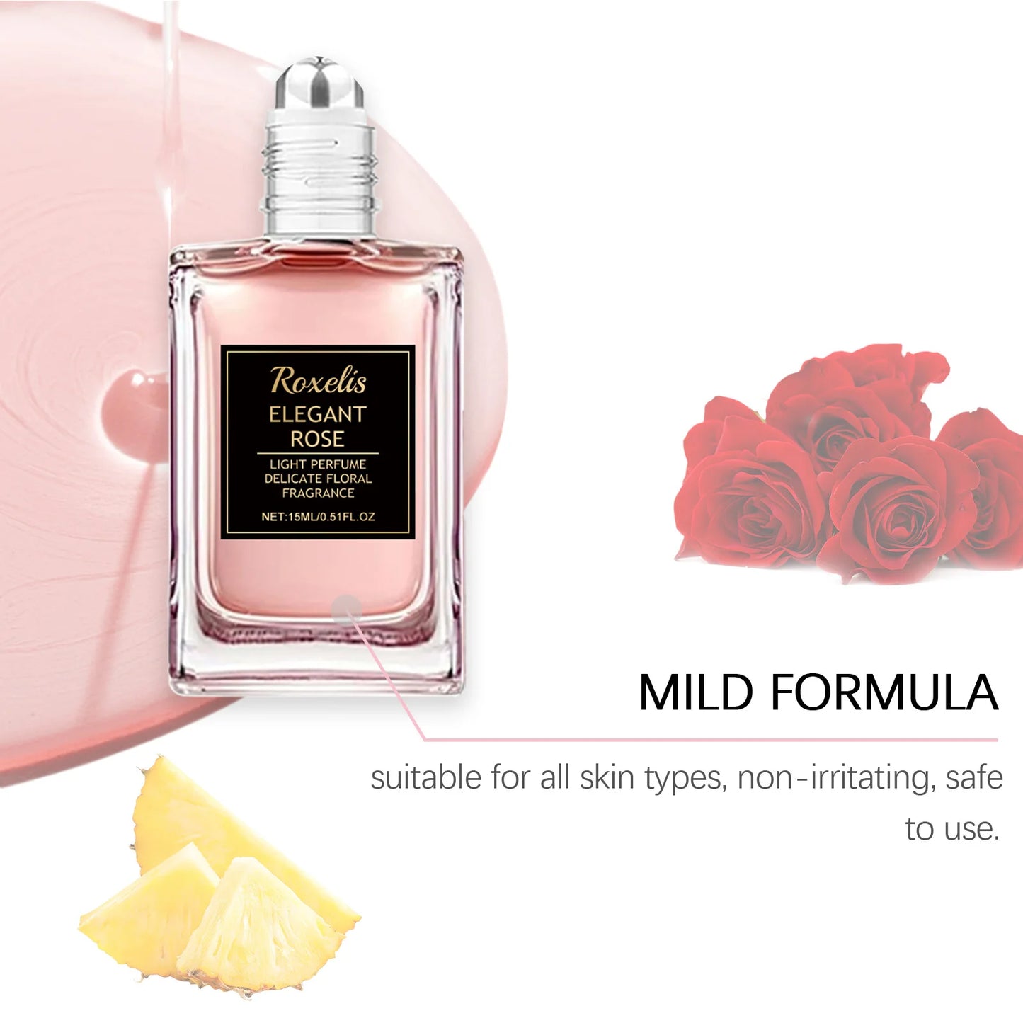 Rose Oil Perfume Mood Smooth Boosting Enhanced Couples Atmosphere Spread Charm Long Lasting Floral Pheromone Attraction Perfume