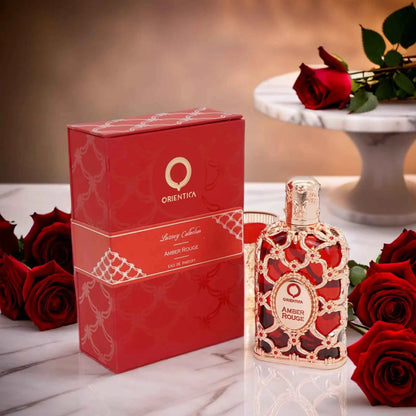 Orientical Royal Amber Rouge Women's Perfume - 2.7OZ, Long-Lasting Floral Scent With Alcohol-Free Formula Perfect Christmas Gift