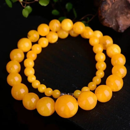Genuine Natural Green Jade Beaded Necklace Women Fashion Charms Jewellery Real Chinese Jades Stone Accessories Fine Jewelry