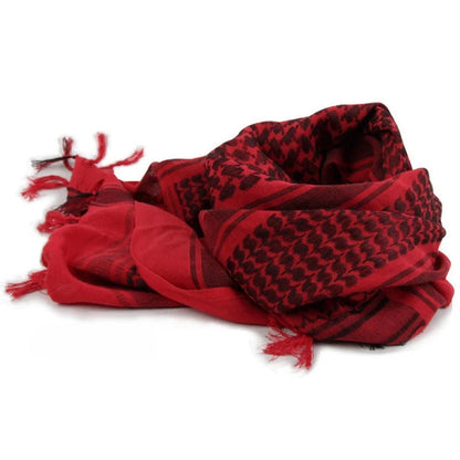 Tactical Keffiyeh Shemagh Arab Scarf Shawl Neck Cover Head Wrap Cotton Winter Scarves - AMULET RING STORE