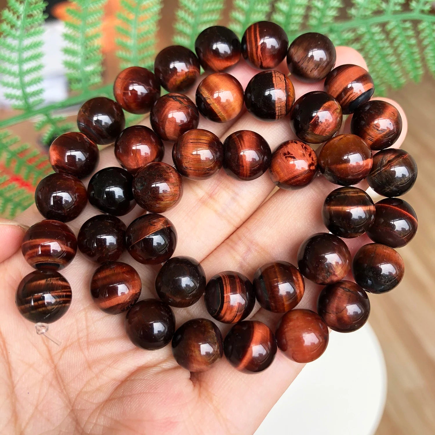 Natural Stone Multicolor Tiger Eye Round Loose Beads For Jewelry Making 4 6 8 10 12 14mm DIY Bracelet Accessories 15'' Strands - AMULET RING STORE
