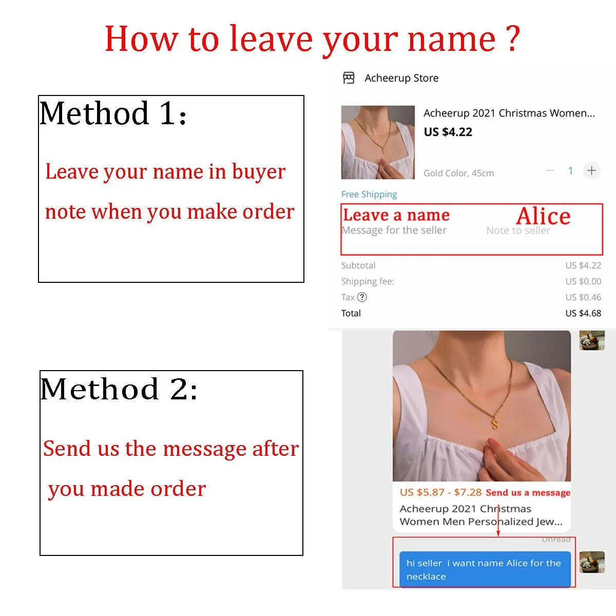 Acheerup Personalized Name Butterfly Necklace for Women Stainless Steel Pendant Customized Letter Choker Birthday Jewelry Gift