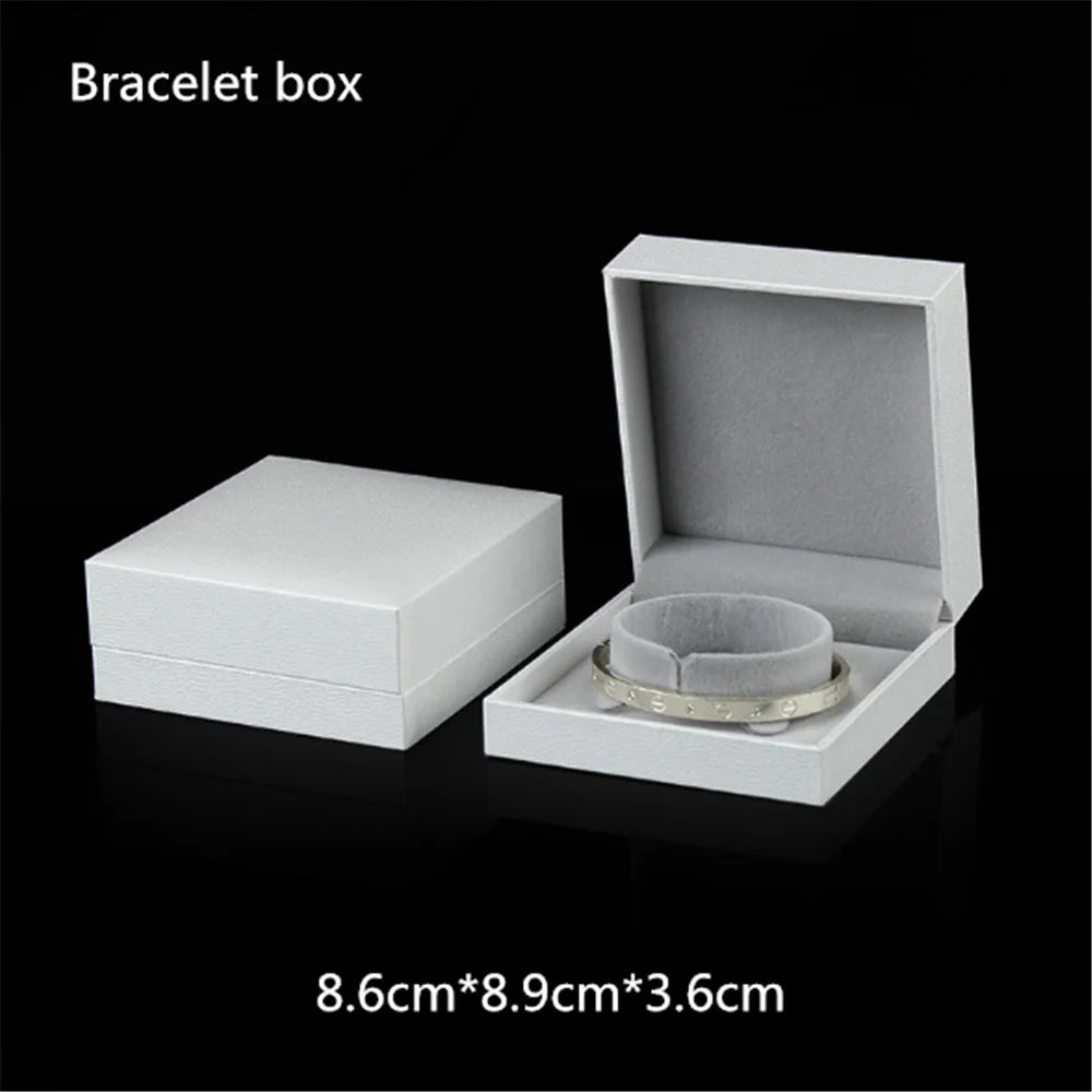 Newest Jewelry Box For Necklace And Ring Bracelet Stud Earring Storage Organizer Gift Packaging Box Case шкатулка для украшений - AMULET RING STORE