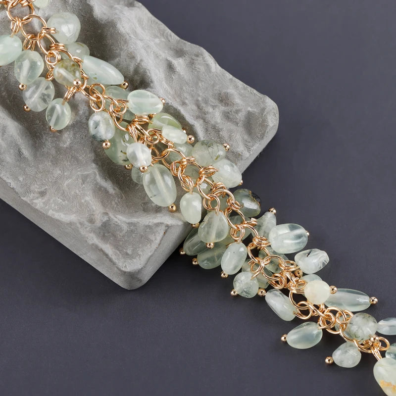 GUFEATHER M987,jewelry accessories,pass REACH,nickel free,18k gold plated,copper,natural stone,diy chain,jewelry making,10cm/lot - AMULET RING STORE