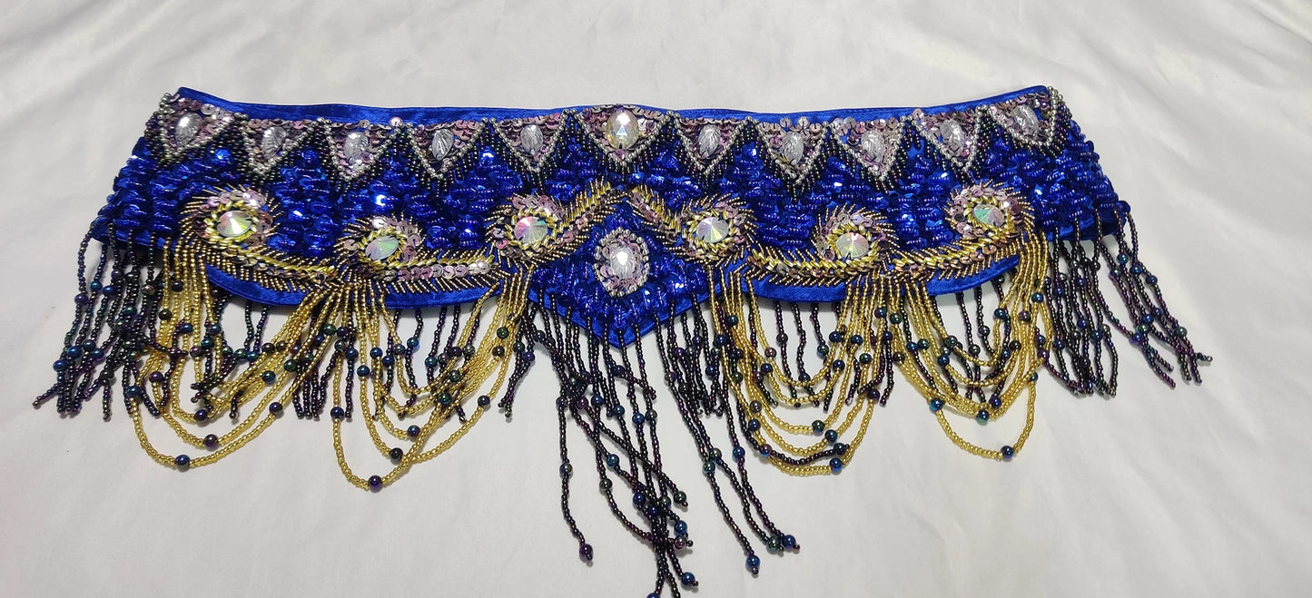 Special Customizable Hand Beaded Oriental Belly Dance Costumes Bra or Belt Separately XL Size 20-30 days