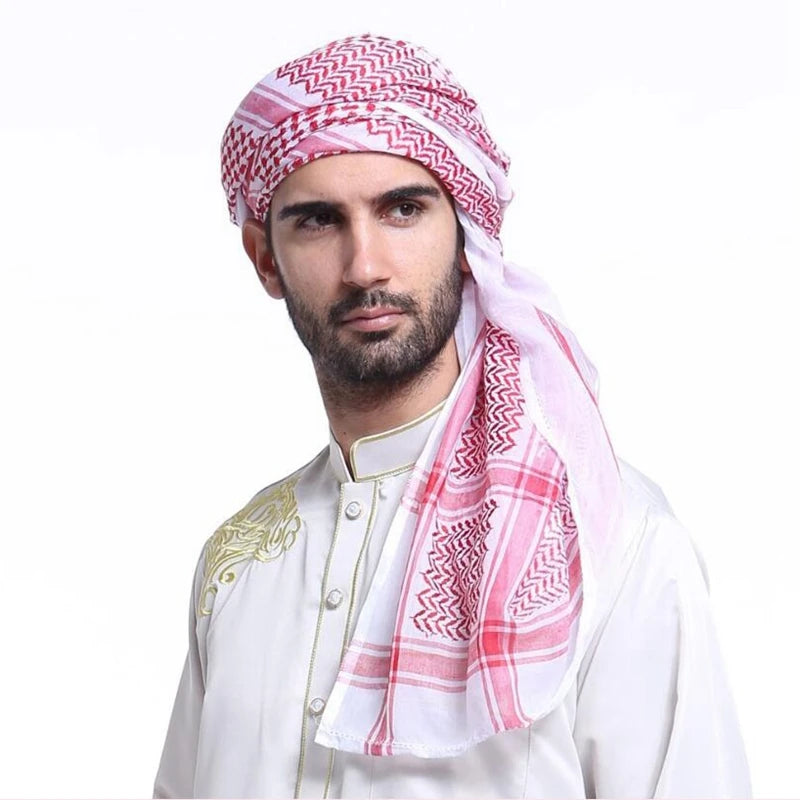 Tactical Shemagh Scarf Arab Keffiyeh Scarf Arabic Cotton Paintball Hunting Camouflage Head Scarf Airsoft Face Mask - AMULET RING STORE
