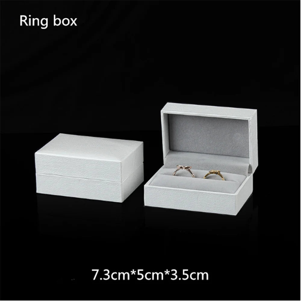 Newest Jewelry Box For Necklace And Ring Bracelet Stud Earring Storage Organizer Gift Packaging Box Case шкатулка для украшений - AMULET RING STORE