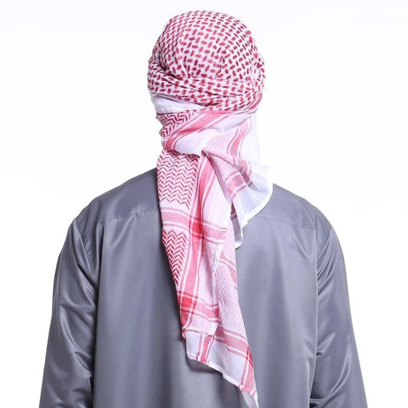 Tactical Shemagh Scarf Arab Keffiyeh Scarf Arabic Cotton Paintball Hunting Camouflage Head Scarf Airsoft Face Mask - AMULET RING STORE