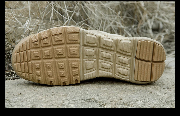 Summer Combat Boot Men Women Climbing Training Lightweight Waterproof Tactical Boots Outdoor Hiking Breathable Mesh Shoes - AMULET RING STORE