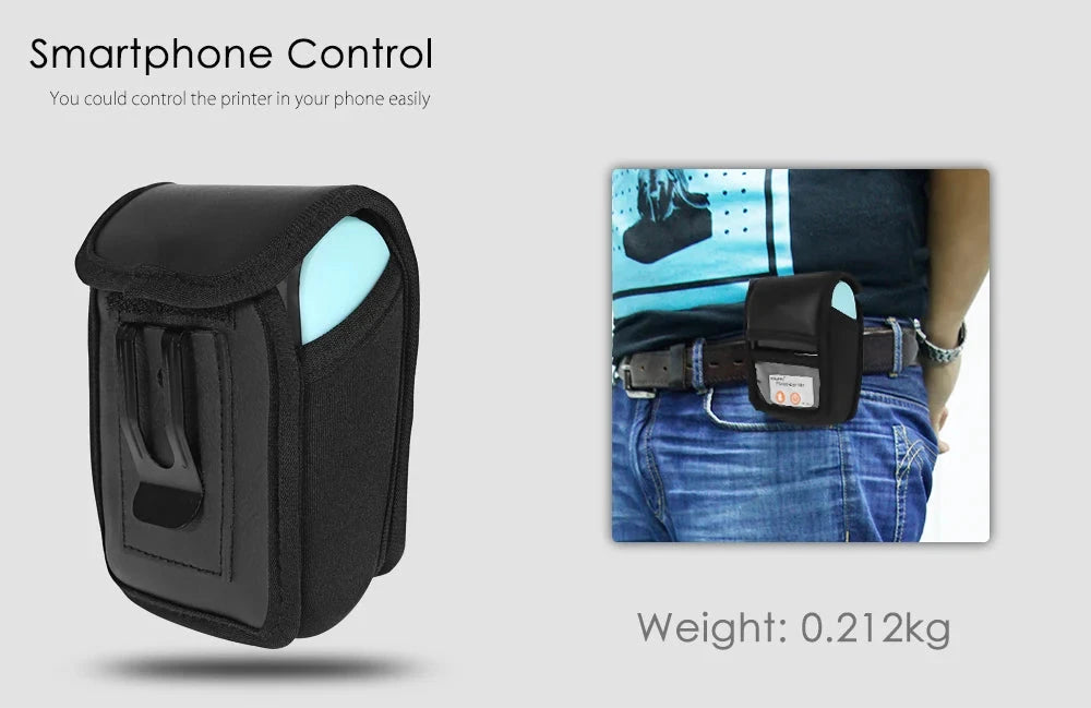 58mm Bluetooth 4.0 Thermal Printer For Phone and Computer To Print Bill POS Receipt Thermal Bluetooth Printer PT210 Model