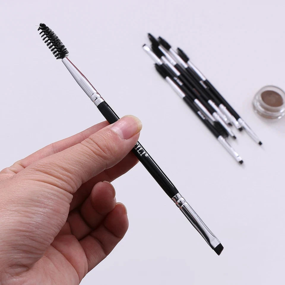 BEILI Ultra Thin Eyebrow Makeup Brush Set For Professional Eyeliner Eyelash Concealer Detail Brushes Make up Beauty Product - AMULET RING STORE