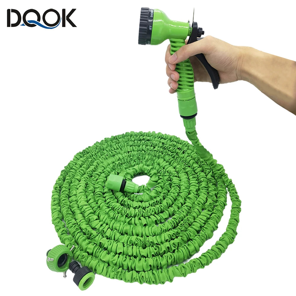 Garden Hose Pipe Water Hose Expandable Magic Hose 7 Patterns Water Gun Foam Pot flexible reels hose Car Wash Gun Sprayer - AMULET RING STORE