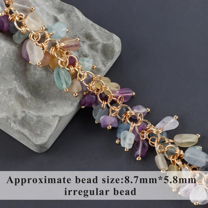 GUFEATHER M987,jewelry accessories,pass REACH,nickel free,18k gold plated,copper,natural stone,diy chain,jewelry making,10cm/lot - AMULET RING STORE