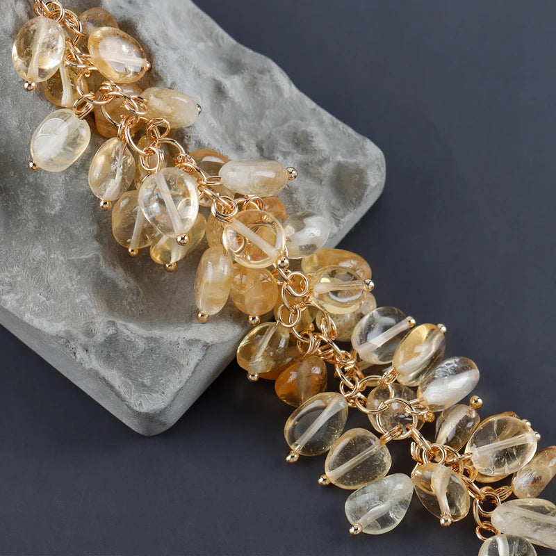 GUFEATHER M987,jewelry accessories,pass REACH,nickel free,18k gold plated,copper,natural stone,diy chain,jewelry making,10cm/lot - AMULET RING STORE