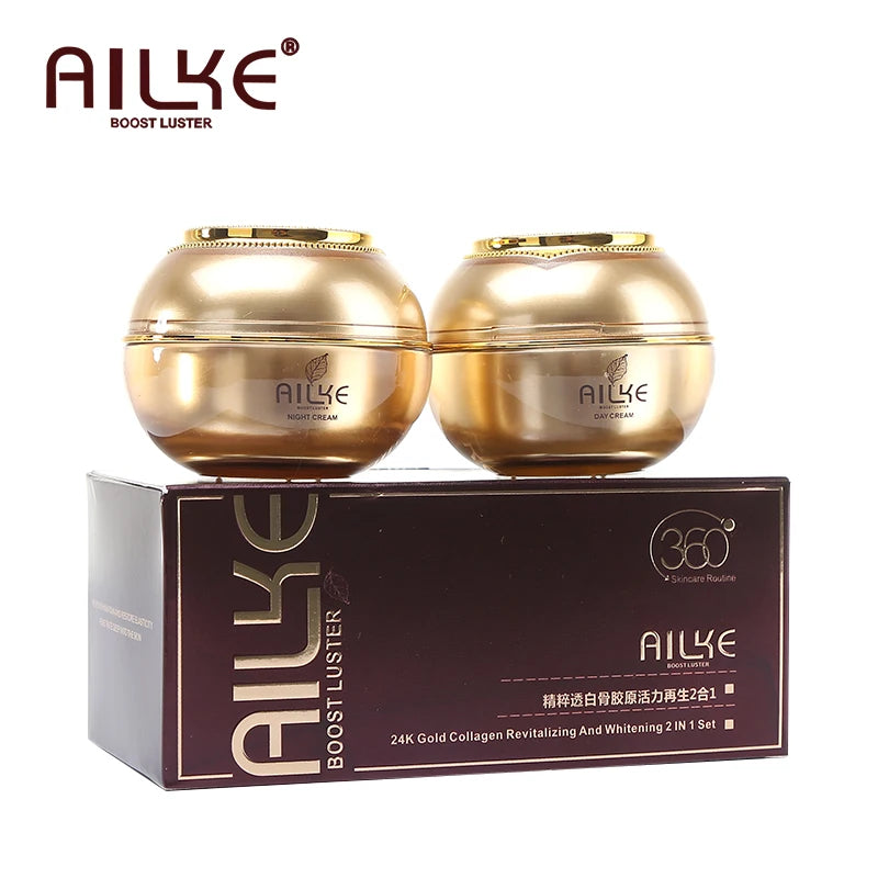 AILKE Whitening Skin Care Set, Reduce Wrinkles, Dark Spots, Anti-Aging, Women Wholesalers Beauty Cosmetics for All Skin Types - AMULET RING STORE