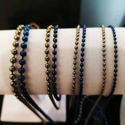 4MM Hypoallergenic Nickel Free Titanium Ball Chain for Sensitive Skin | Itchy Neck No More | Safe for Everyone