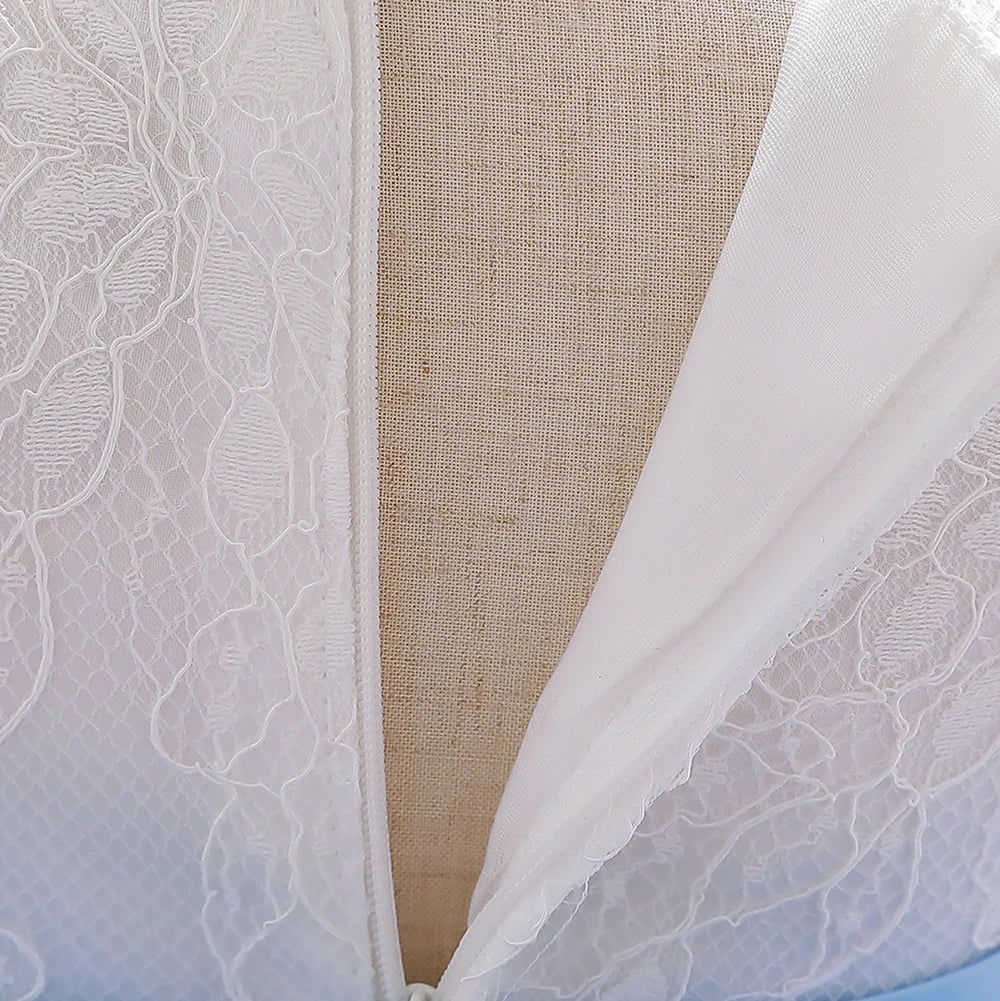 Newborn Long Sleeve Baby Girl Dresses Party Wedding Girl Lace Big Bow Dresses Infant Girl 1st Birthday Princess Baptism Dress