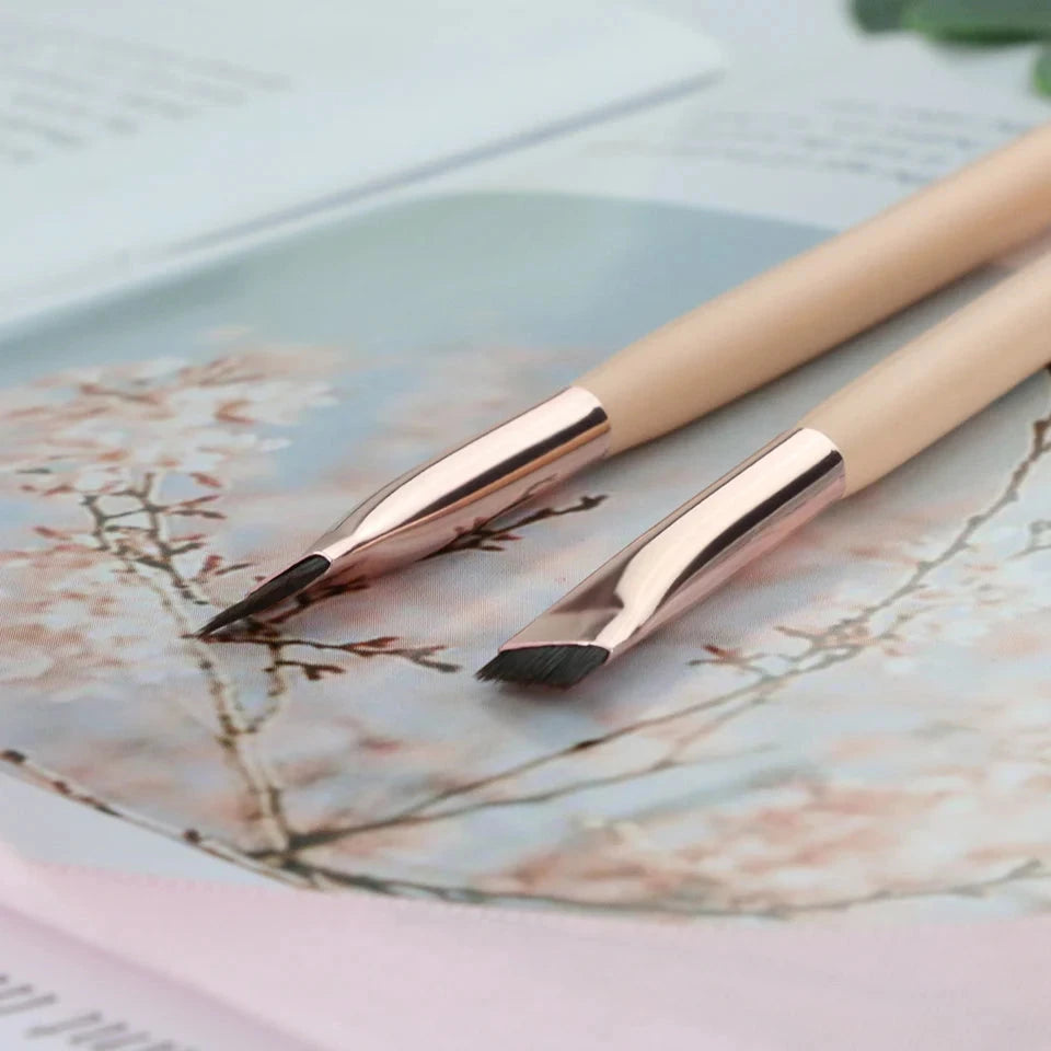 BEILI Ultra Thin Eyebrow Makeup Brush Set For Professional Eyeliner Eyelash Concealer Detail Brushes Make up Beauty Product - AMULET RING STORE