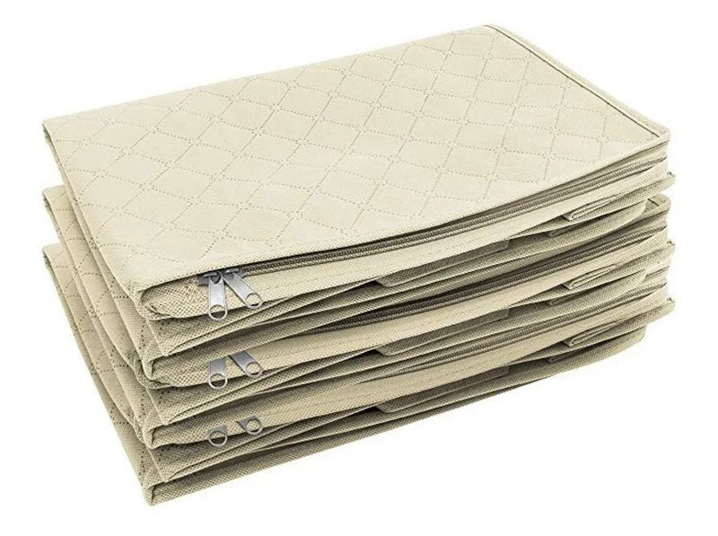 1Piece Large Storage Box Zipper Cover Window Folding Organizer Bedroom Shelf Wardrobe Cloth Toy Fabric Foldable Box For Objects - AMULET RING STORE