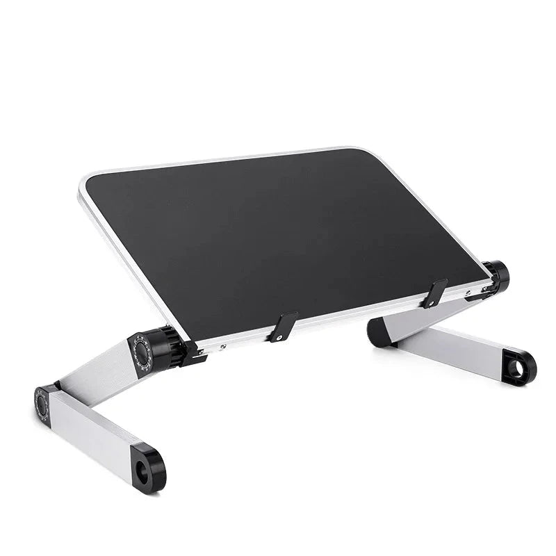 Portable Folding Holder Aluminum Alloy Laptop Stand Desk Bed Table Stand Notebook Computer Anti-Skid Bracket for 11-17 Inch - AMULET RING STORE