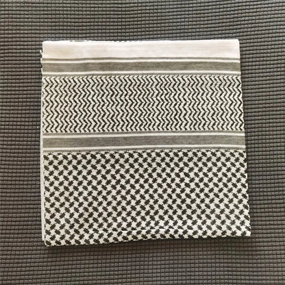 Islamic Clothing Man Saudi Arabic Dubai Traditional Costumes Muslim Accessories Turban Praying Hat Plaid Head Scarf 140*140cm - AMULET RING STORE