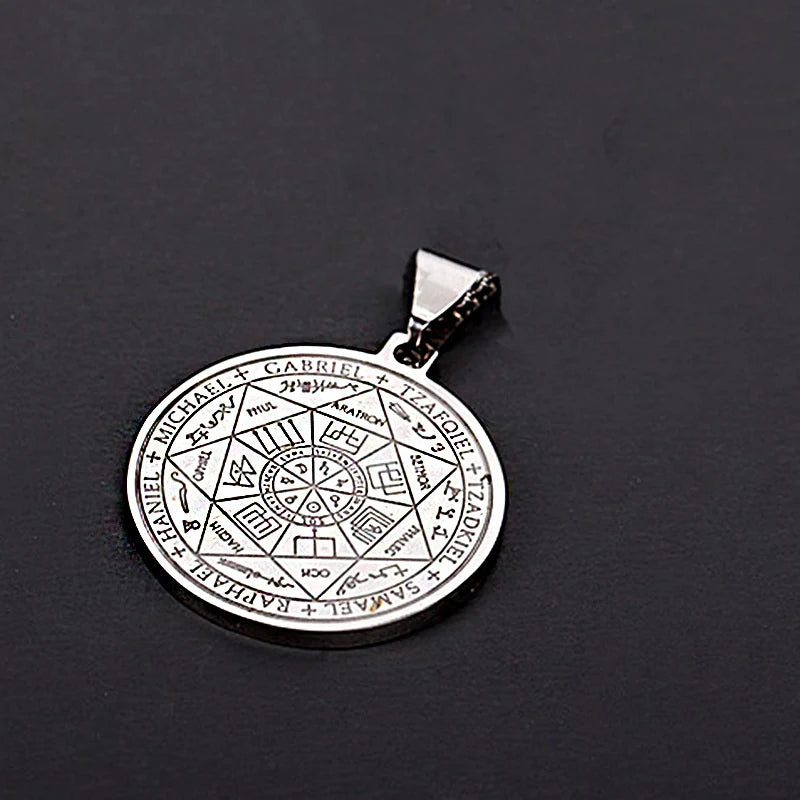 Metatron Cube Seven Archangel Pendant