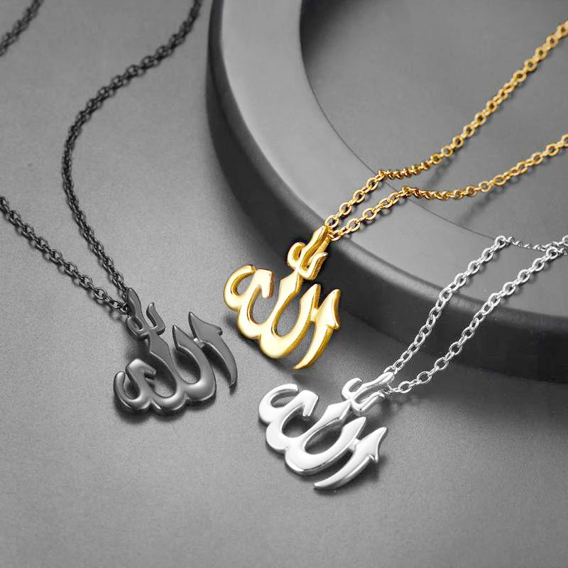 2025 Muslim Rune Pendant Necklace Men's Women's Amulet Pendant