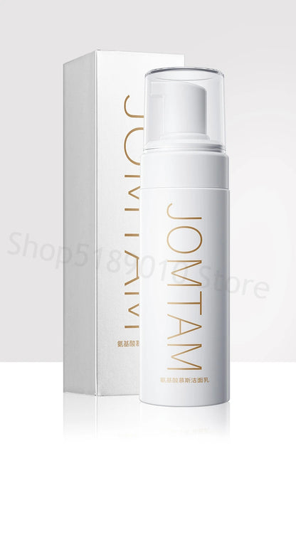 Amino Acid Facial Cleanser Face Wash Cleansing Mousse Moisturizing Oil Control Shrink Pores Makeup Remover Creamy Foam Skin Care - AMULET RING STORE