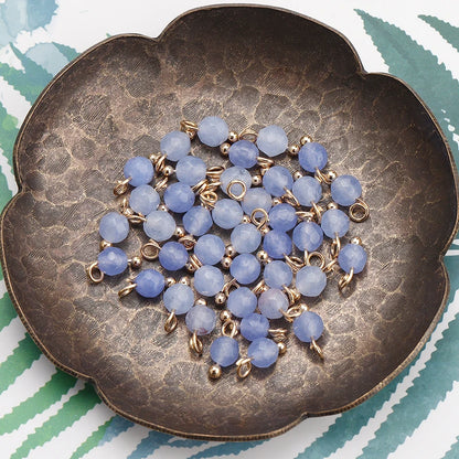 GUFEATHER,50pcs/lot,M899,jewelry accessories,18k gold plated,copper metal,natural stone,hand made,diy earrings,jewelry making - AMULET RING STORE