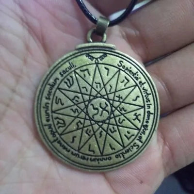 Talisman for Good Luck Amulet Pendant Key of Solomon Necklace AMULET RING STORE