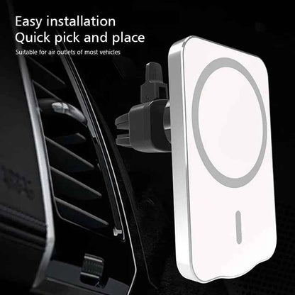 15W Magnetic Wireless Car Charger Mount Adsorbable Phone For iPhone 15 14 13 Pro Max adsorption Fast Wireless Charging Holder