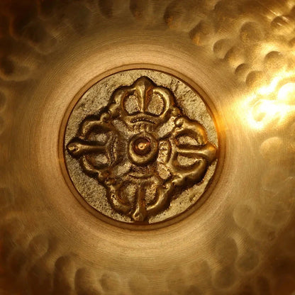 3.15 inch (8 CM) Silent Mind Tibetan Singing Bowl Set Antique Design With Dual Surface Mallet and Yoga physiotherapy - AMULET RING STORE