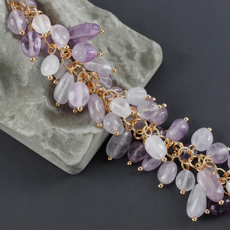 GUFEATHER M987,jewelry accessories,pass REACH,nickel free,18k gold plated,copper,natural stone,diy chain,jewelry making,10cm/lot - AMULET RING STORE