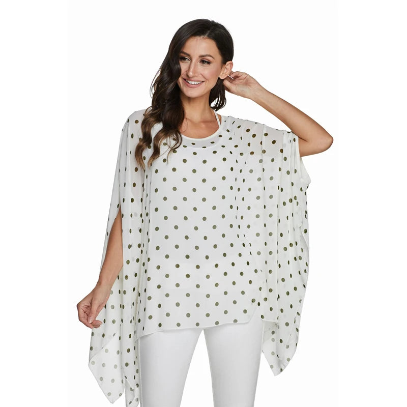 BHflutter 4XL 5XL 6XL Plus Size Women Clothing 2018 Boho Style Batwing Chiffon Summer Dress Mini Casual Beach Dresses Vestidos - AMULET RING STORE