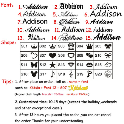 Custom Name Necklace 5mm Nk Chain Stainless Steel Jewelry For Women Personalized Chains Christmas Gift New Year Accessories