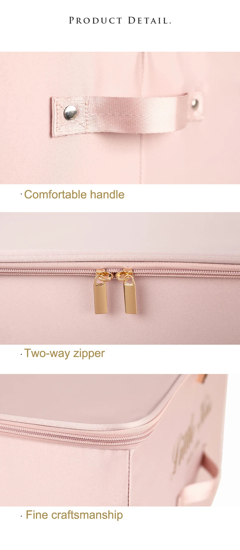 Foldable Storage Box Clothing Quilt Organizer Fabric Caja Organizadora Clothes Container Closet Home Organizer Large Capacity - AMULET RING STORE