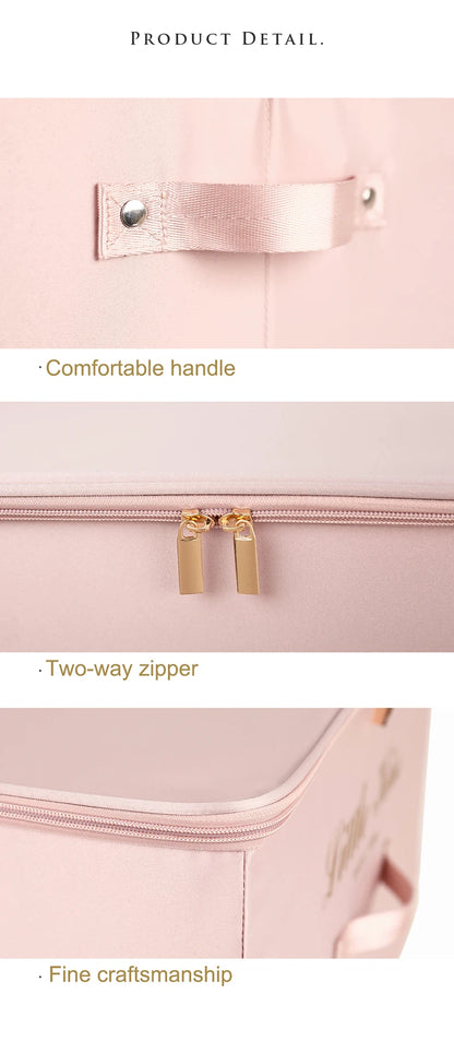 Foldable Storage Box Clothing Quilt Organizer Fabric Caja Organizadora Clothes Container Closet Home Organizer Large Capacity - AMULET RING STORE